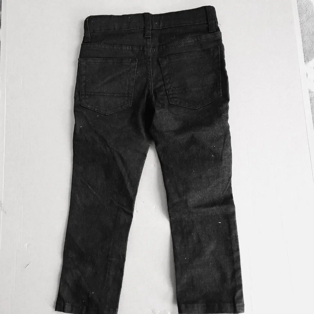 Cat & Jack Youth Kids Boys Black Dress Pants Adjustable Size 4